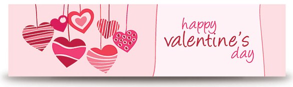 valentines day banner